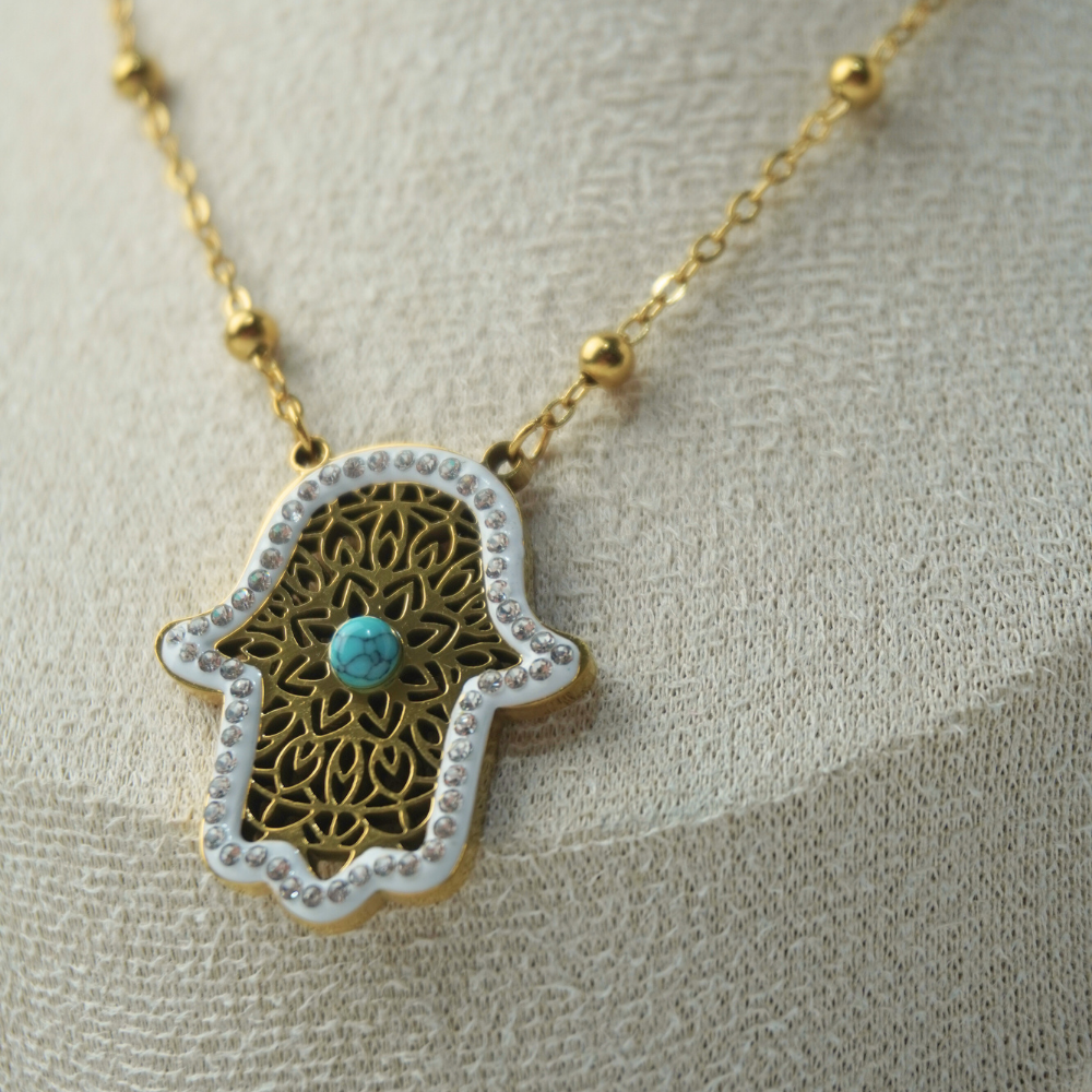 Hand necklace