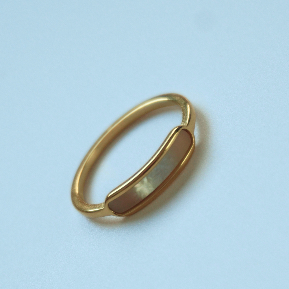 mother of pearl ring