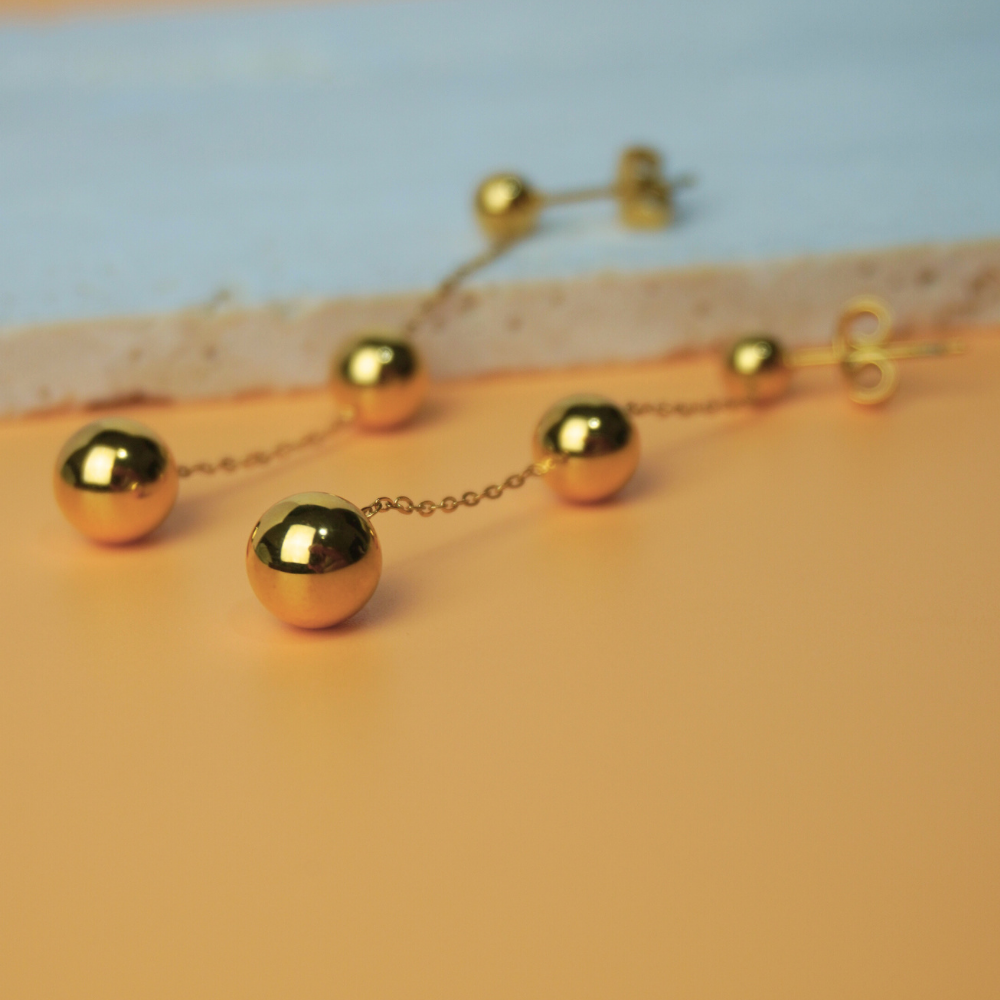 Balled earrings