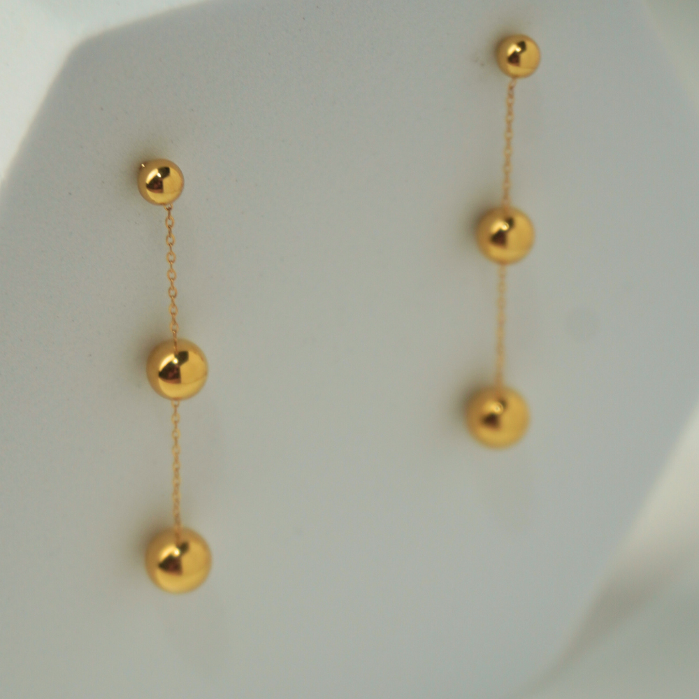 Balled earrings