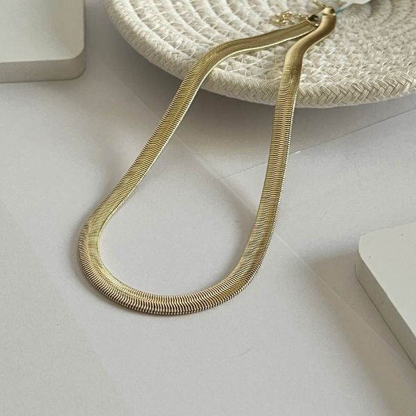 Snake chain thick necklace
