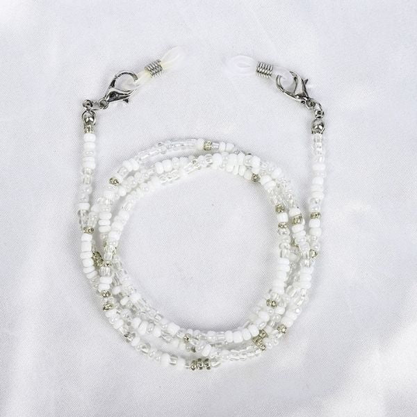 Glasses chain - multicolored beads