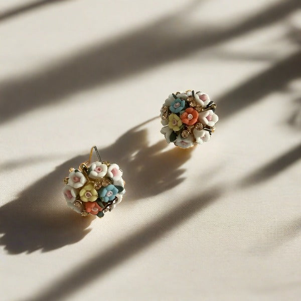 Flower Bouquet stud earrings