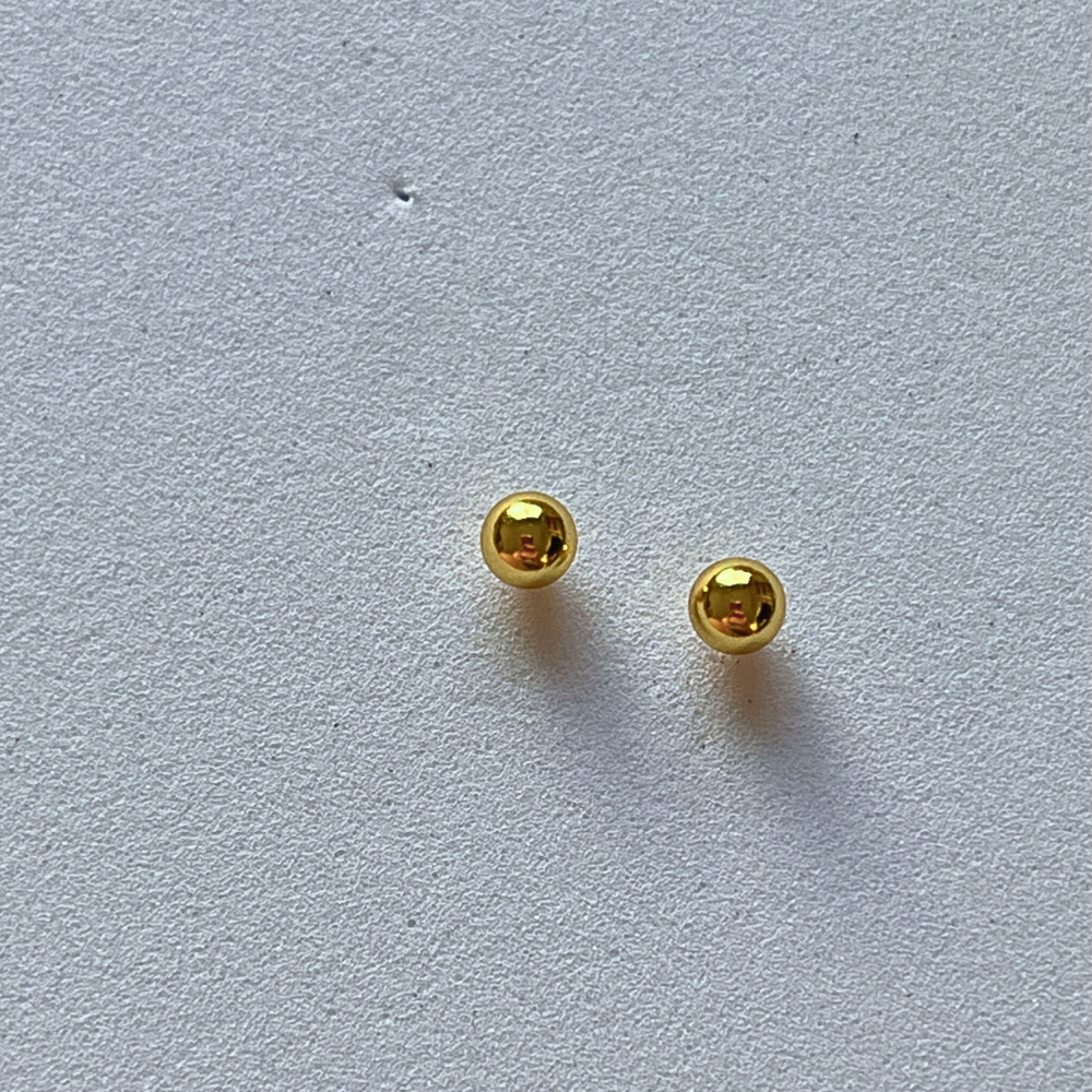 Boules - stainless steel Stud earrings