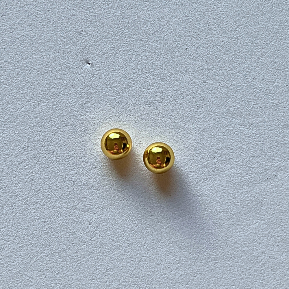 Boules - stainless steel Stud earrings