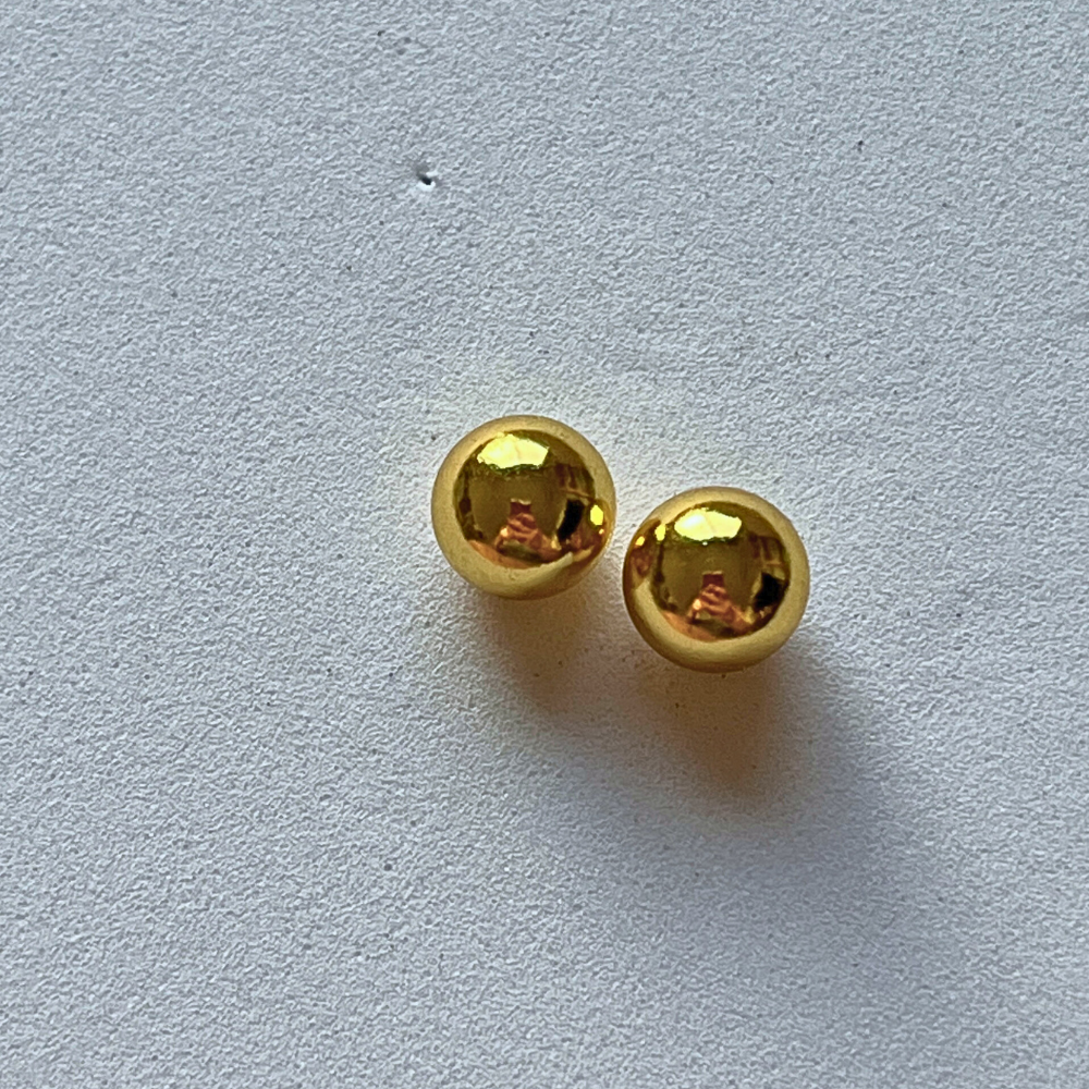 Boules - stainless steel Stud earrings