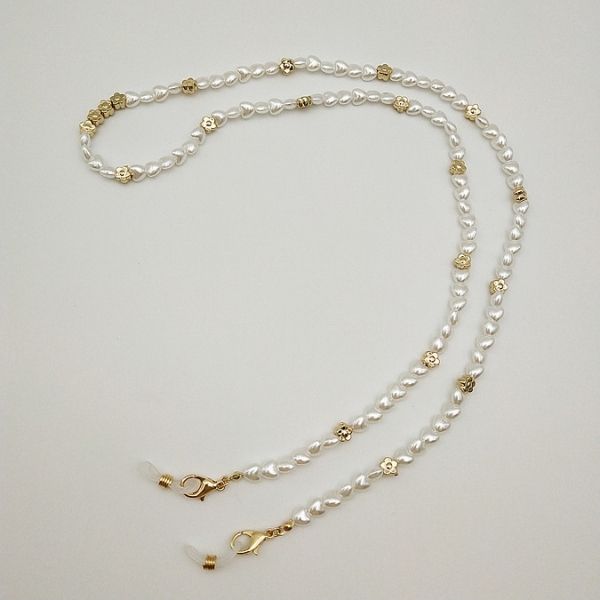 Glasses chain - pearl shapes and beads