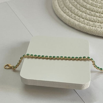 Dots - multicolored simple bracelet