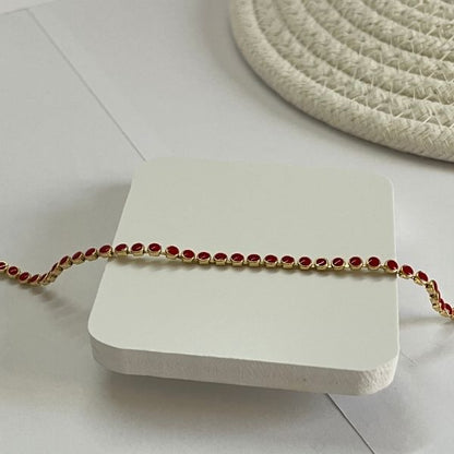 Dots - multicolored simple bracelet