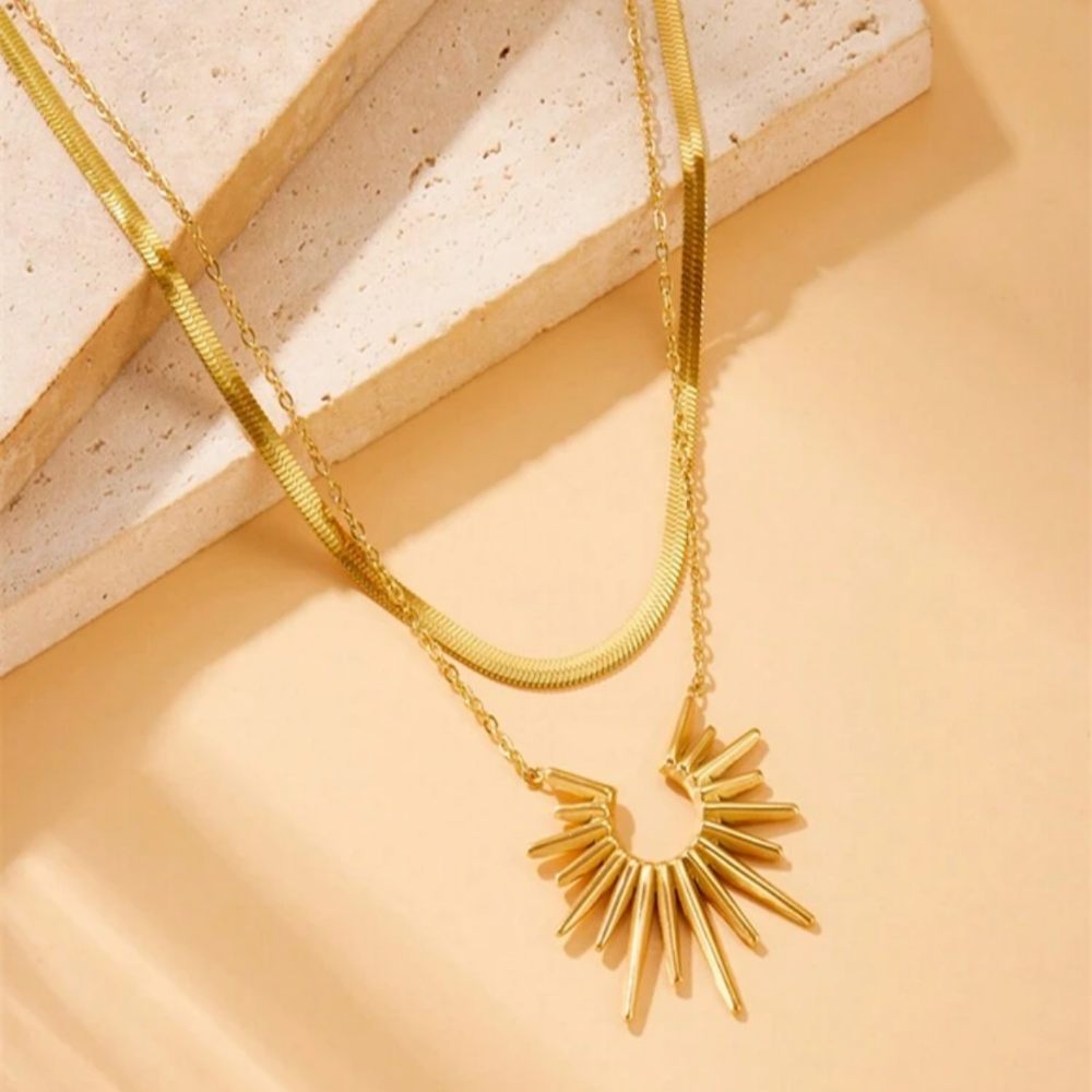Shams - stainless steel sun shaped jewelry