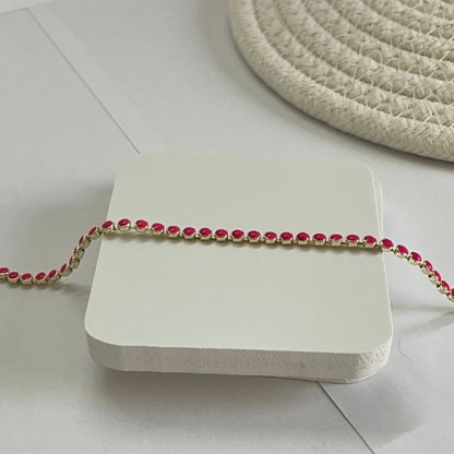 Dots - multicolored simple bracelet