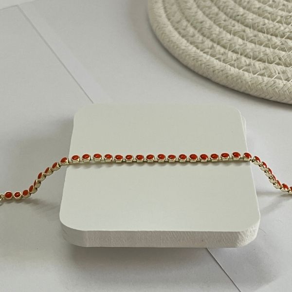 Dots - multicolored simple bracelet