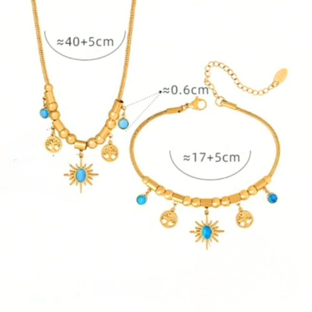 Summer Charm - necklace and bracelet