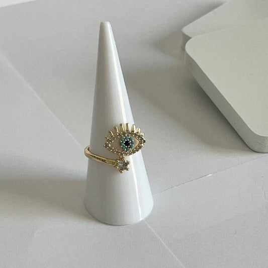 Evil eye - cuff ring