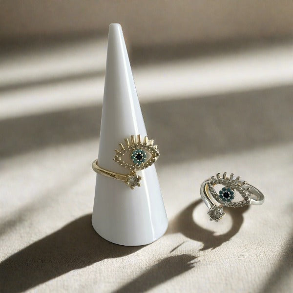 Evil eye - cuff ring