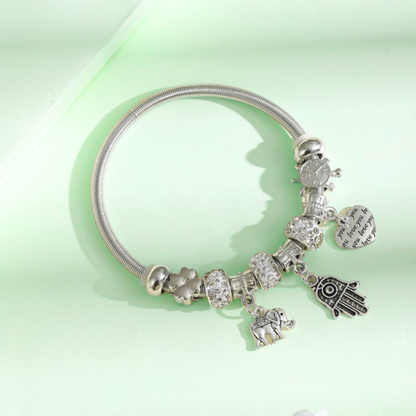 Charmy - stainless steel charms bracelet
