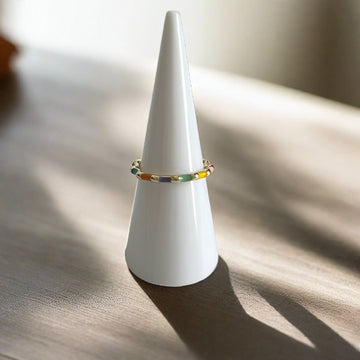 Colorful - slim cuff ring