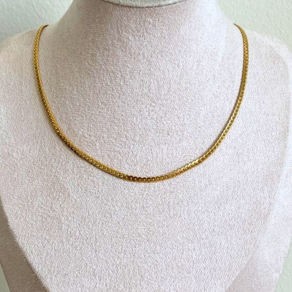 Flat Chain - trendy necklace