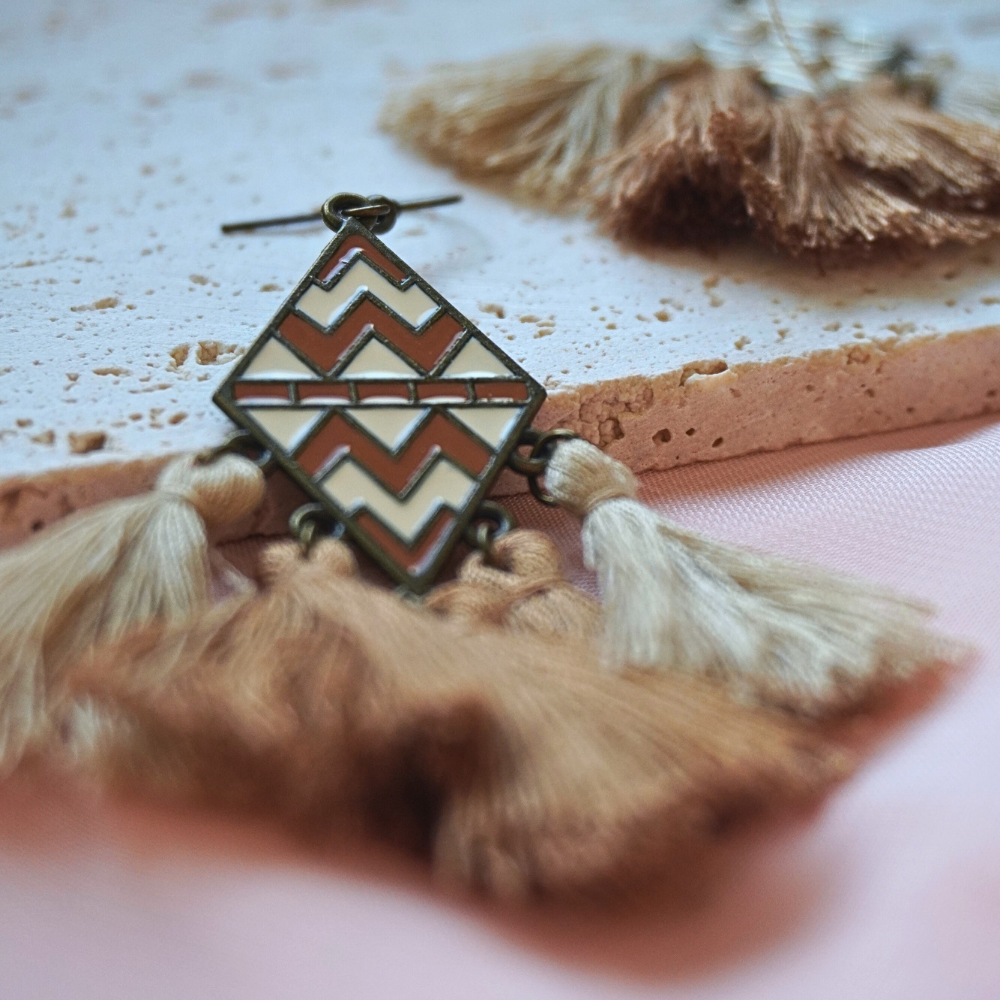 Neutral Glam - Tassel Jewelry