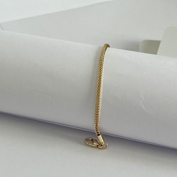 Inside out - slim chain bracelet