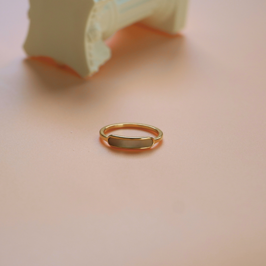 mother of pearl ring