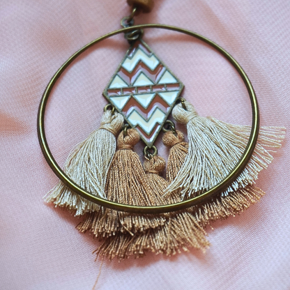 Neutral Glam - Tassel Jewelry