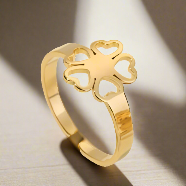 Sally - gold plated Cuff rings