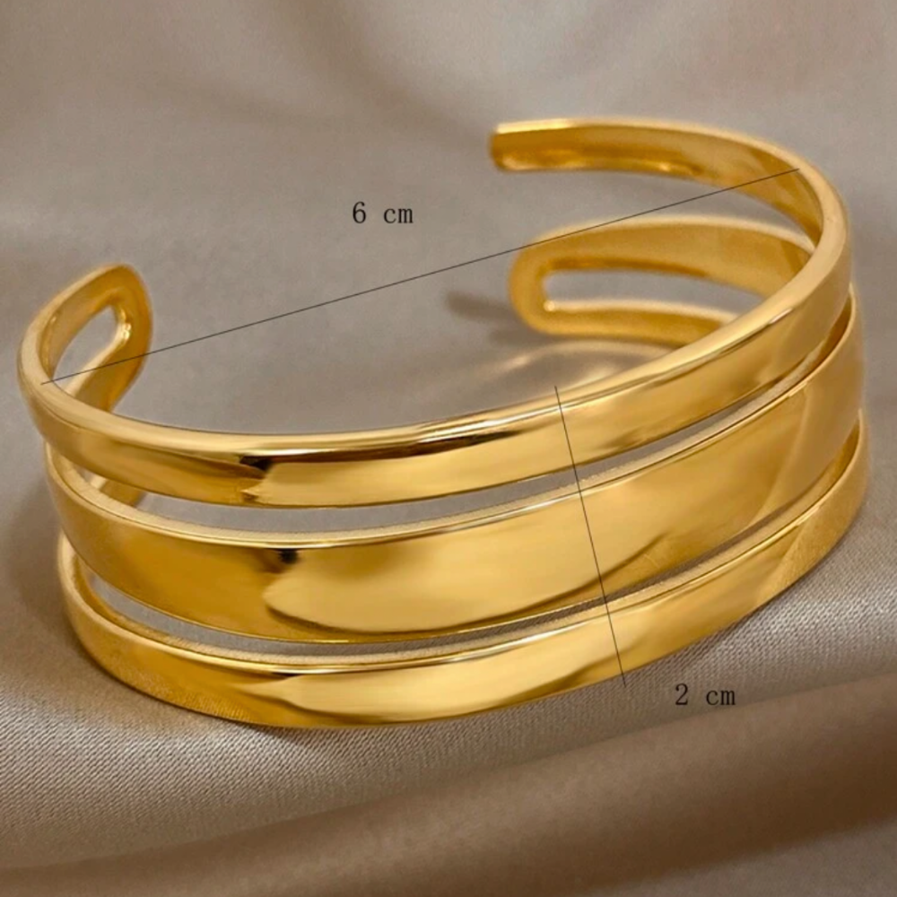 Chunky style - vintage cuff bangle