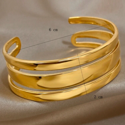 Chunky style - vintage cuff bangle
