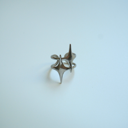Shining Star - Stainless Steel cuff ring
