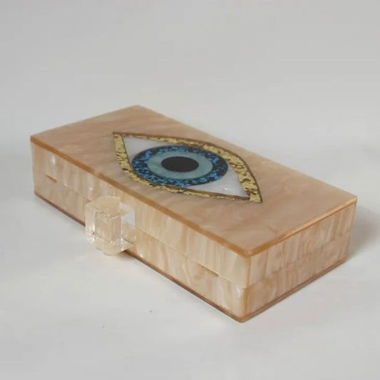 Evil Eye - square clutch