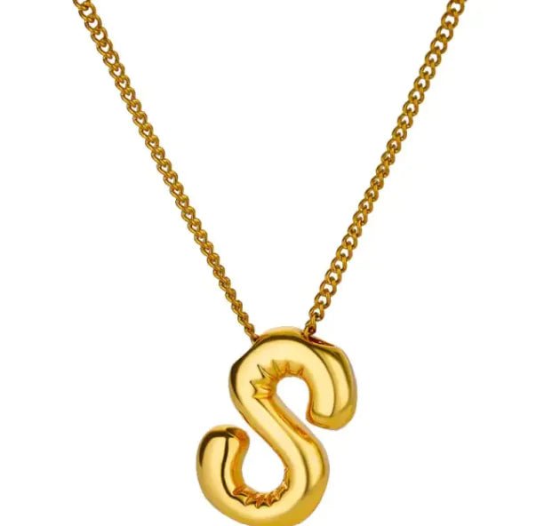 3D Balloon Letter Necklace - Elegantix Boutique