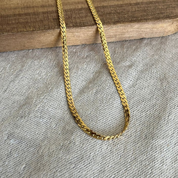 Flat Chain - trendy necklace