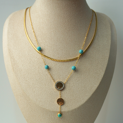 tree of life double necklace
