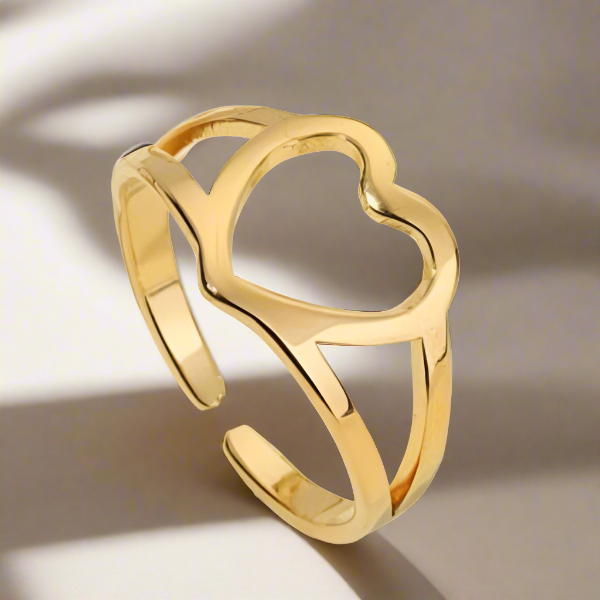 Sally - gold plated Cuff rings