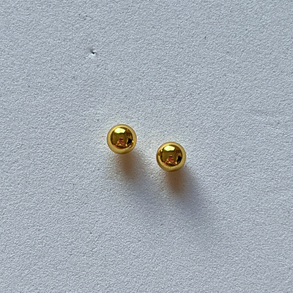 Boules - stainless steel Stud earrings