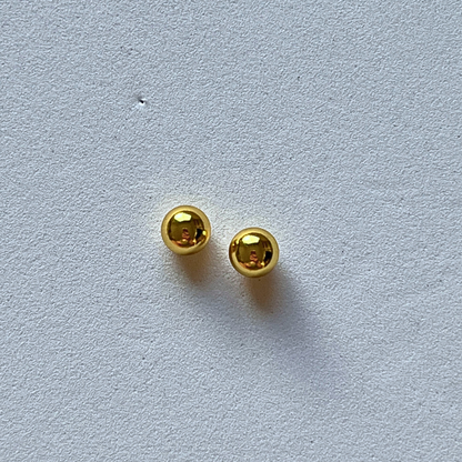Boules - stainless steel Stud earrings
