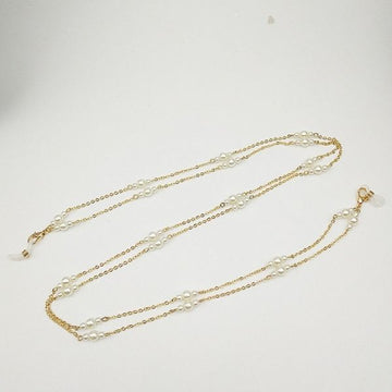 Glasses chain - pearl shapes and beads