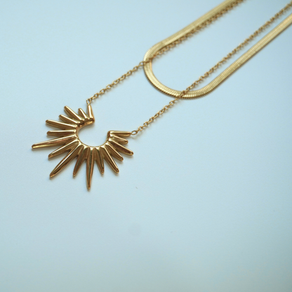Shams - stainless steel sun shaped jewelry