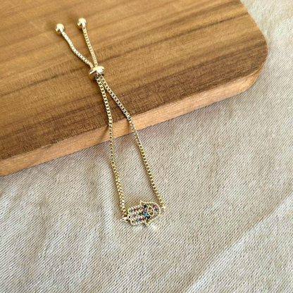 Hamsa - Hand adjustable bracelet