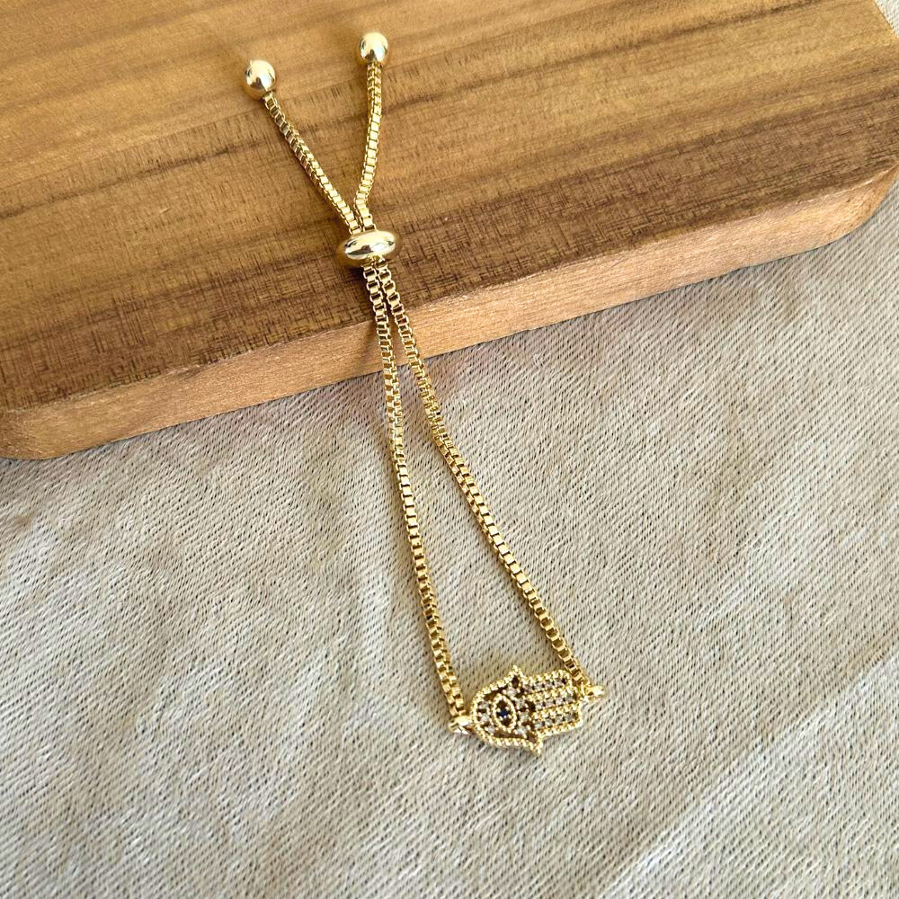 Hamsa - Hand adjustable bracelet