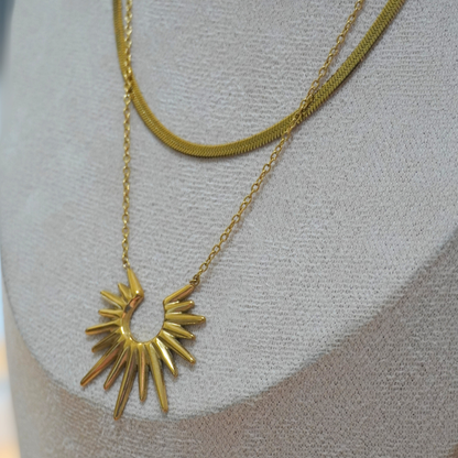 Shams - stainless steel sun shaped jewelry