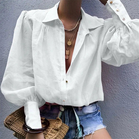 Casual-formal shirt blouse