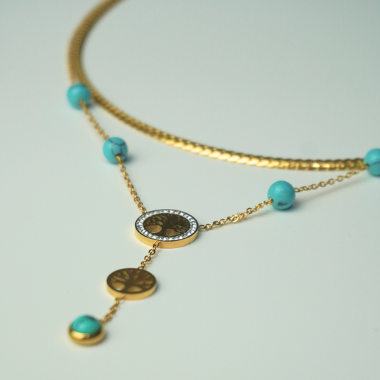 tree of life double necklace