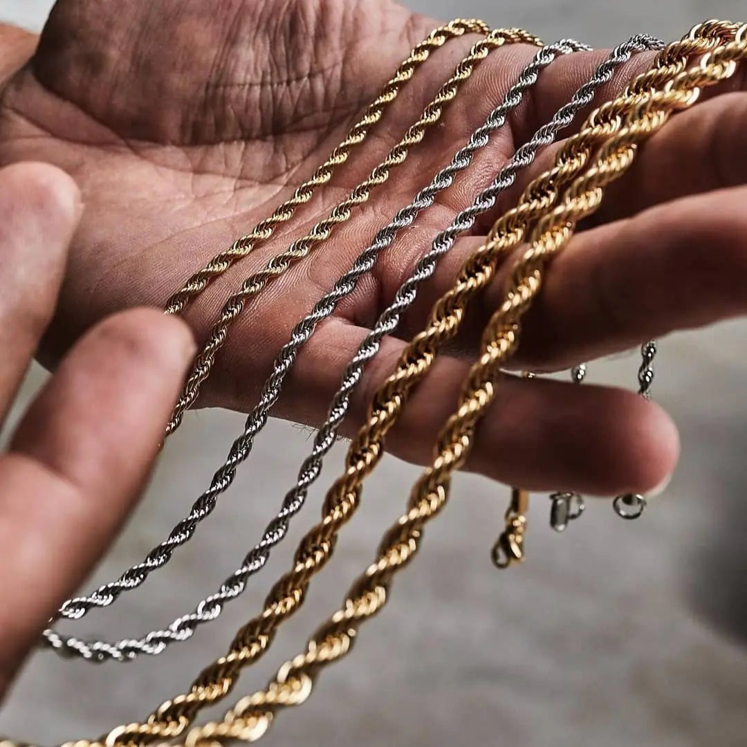 Stainless Steel Rope Chain Bracelet