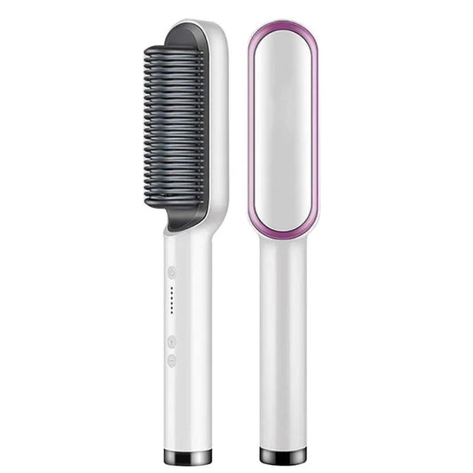 Ceramic Hair Straightener & Curler Brush