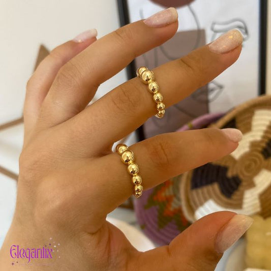 Balls - beaded ring - Elegantix Boutique