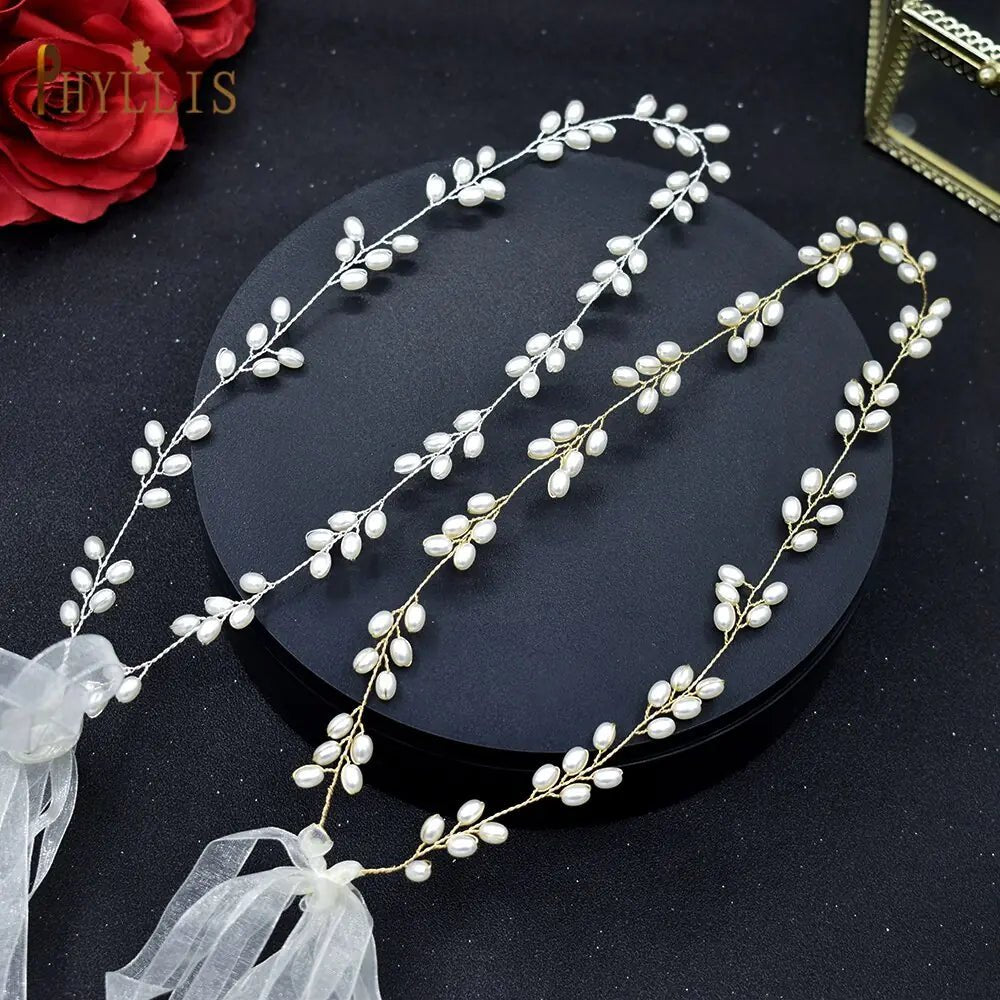 Beaded Wedding Belt Pearls - Elegantix Boutique