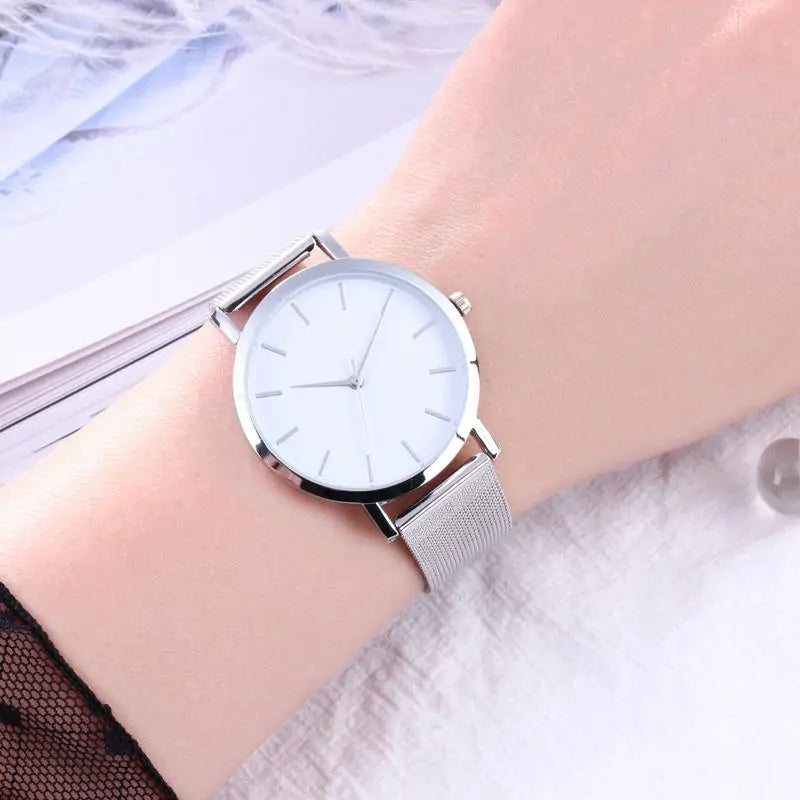 Minimalist Mesh Belt Men's Quartz Watch