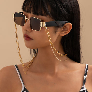 Bulky double chain - glasses chain